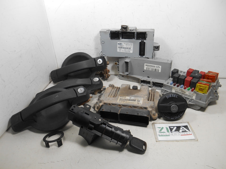 Kit Chiave ECU Fiat Doblò I 1.9 Mjet 77kw 105cv 223B1000 2006 55206075
