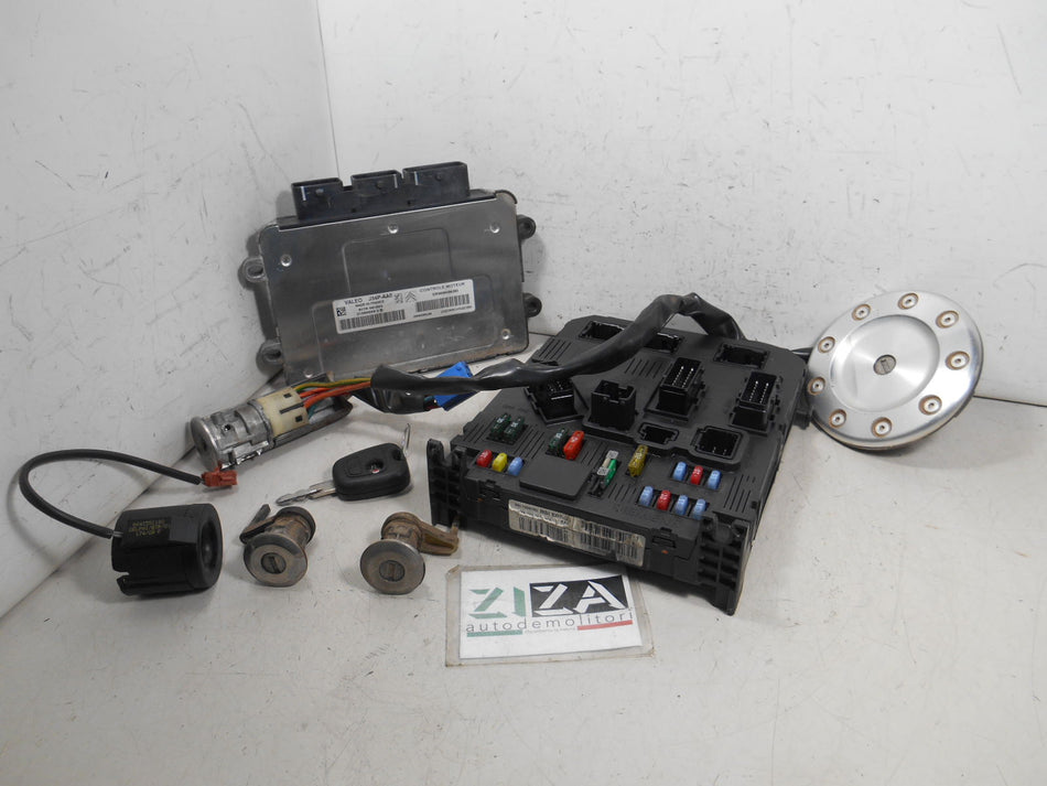 Kit Chiave ECU Peugeot 206+ 1.1 60cv HFX 2009 9666498280 21586689-5B