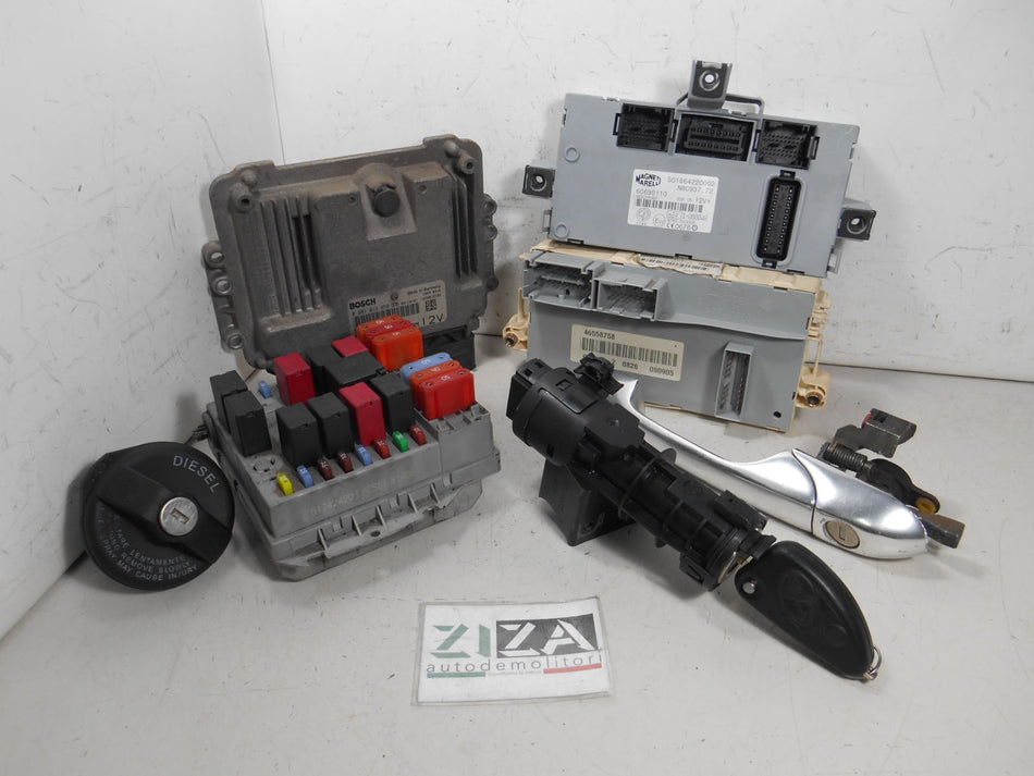 Kit Chiave ECU Alfa 147 1.9 120cv 937A3000 2006 55204755 0281012858