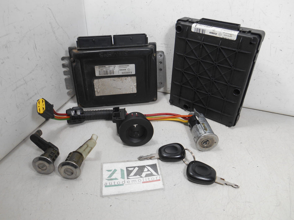 Kit Chiave ECU Renault Scenic I 1.6 16V 79kw K4MA7 2001 8200059086 8200029342H