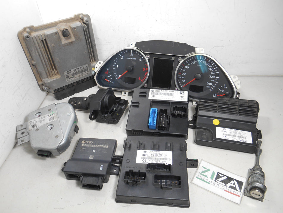Kit Chiave ECU Audi Q7 4L 3.0 TDI 233cv BUG 2007 4L0910401R 0281014406
