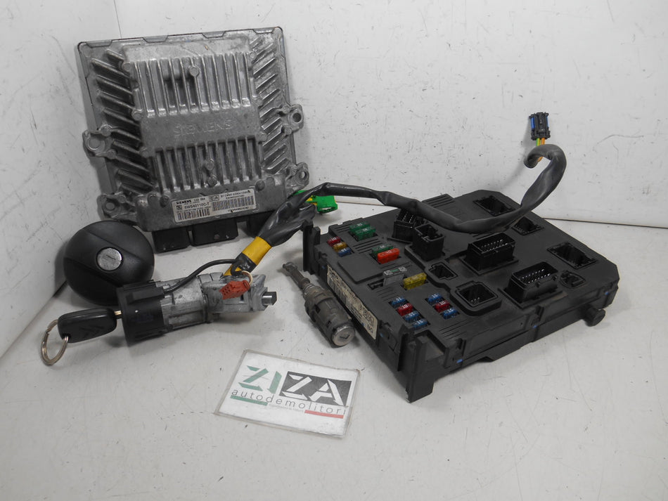 Kit Chiave ECU Citroen C3 I 1.4 HDI 50kw 68cv 8HX 2003 9653447480 5WS40110C-T