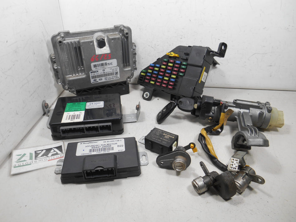 Kit Chiave ECU Hyundai Tucson JM 2.0 140cv D4EA 2007 0281013418 39114-27295
