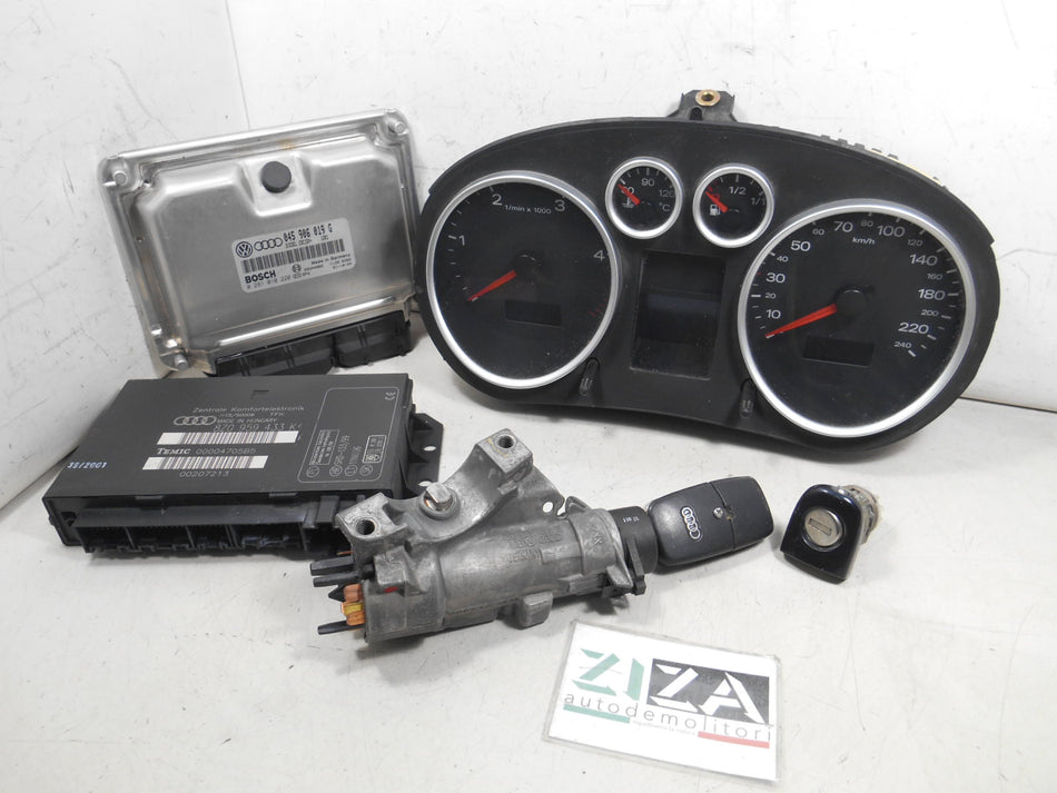 Kit Chiave ECU Audi A2 1.4 TDI 55kw 75cv AMF 2001 045906019G 8Z0920900M