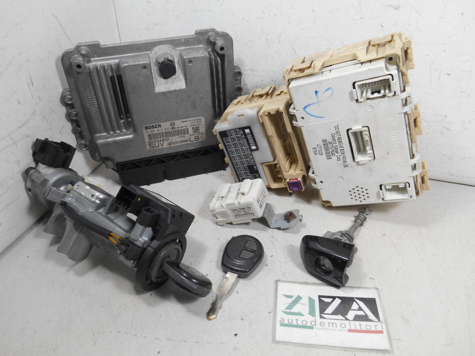 Kit Chiave ECU Suzuki SX4 1.9 Mjet 120cv D19AA 2006 0281012992 55204652