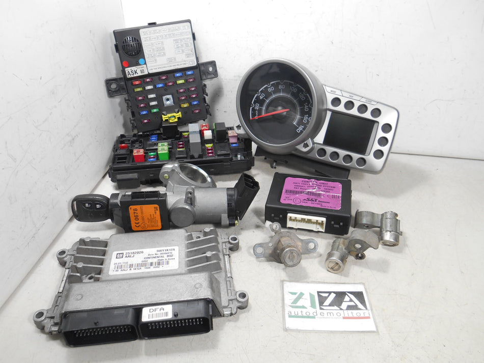 Kit Chiave ECU Chevrolet Spark 1.2 60kw B12D1 2011 25182026