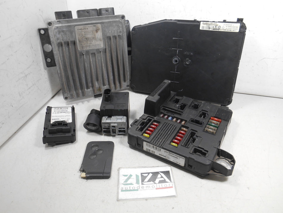 Kit Chiave ECU Renault Megane II 1.5 60kw K9KD7 2004 8200334419 8200374152