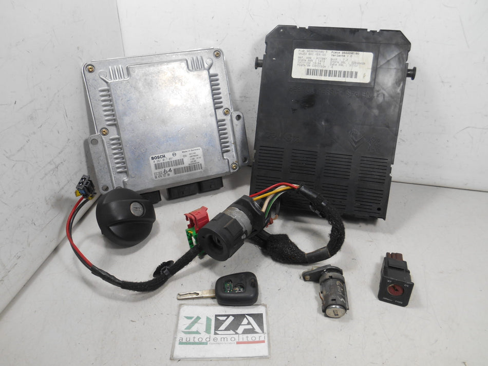 Kit Chiave ECU Peugeot 307 SW 2.0 HDI 79kw RHS 2003 9647472780 9644098180