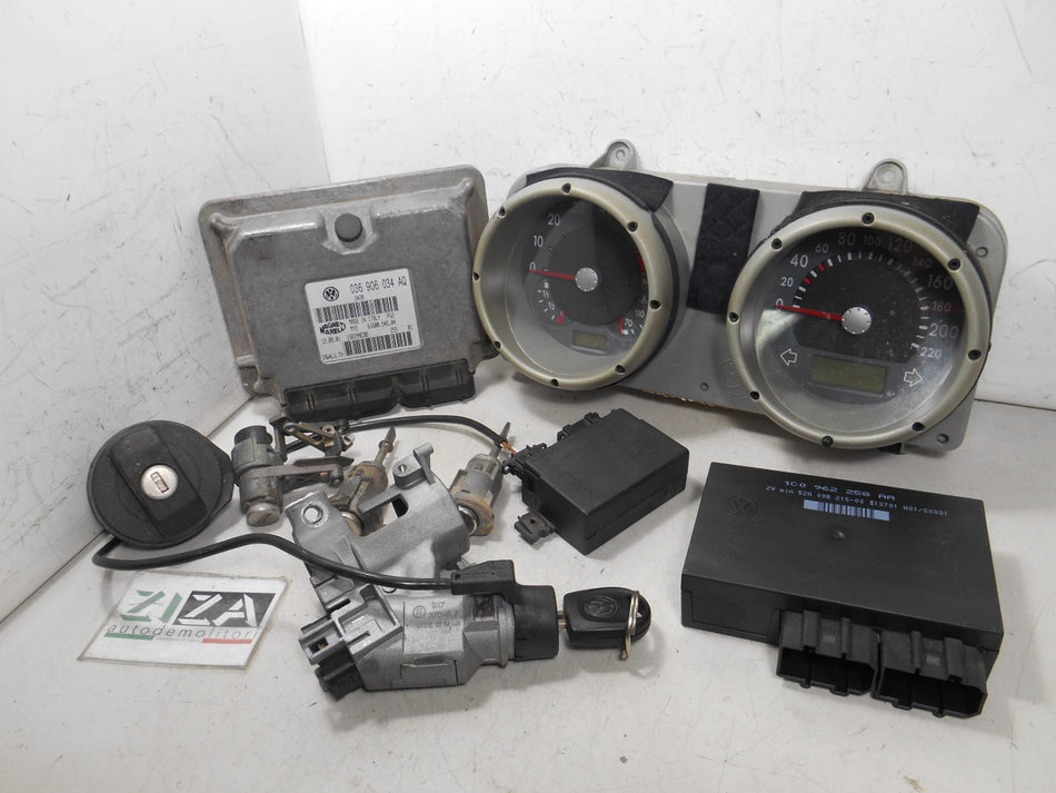 Kit Chiave ECU VW Lupo 1.4 55kw 75cv AUA 2001 036906034AQ
