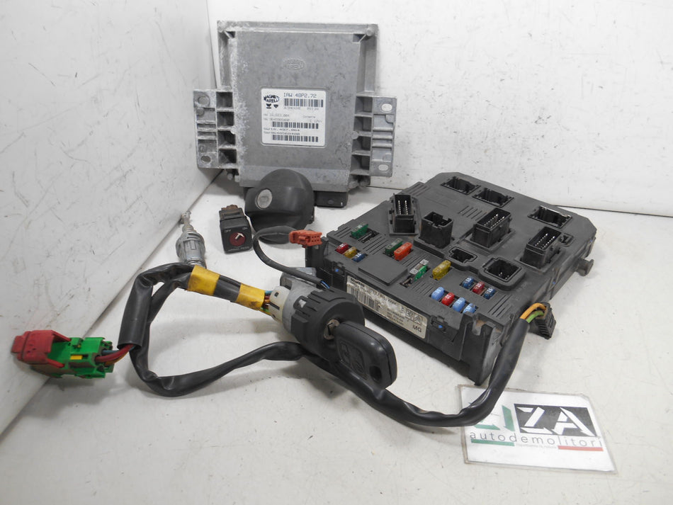 Kit Chiave ECU Citroen C3 I 1.1 44,1kw 60cv HFX 2004 IAW48P2.72 9648568480