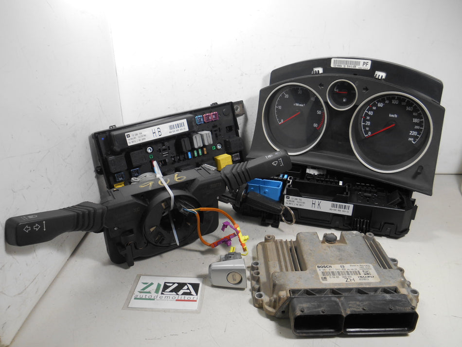 Kit Chiave ECU Opel Astra H 1.7 CDTI 74kw 101cv Z17DTH 2006 55556829