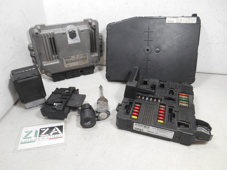Kit Chiave ECU Renault Scenic II 1.9 120cv F9QD8 2005 8200391966 0281011776