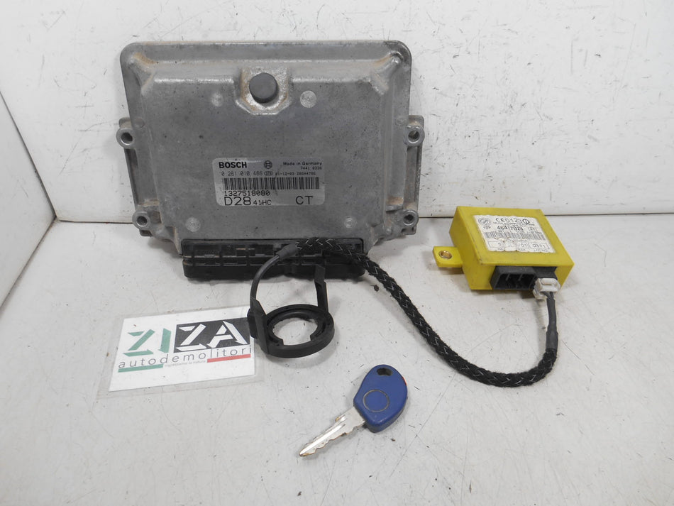 Kit Chiave ECU Fiat Ducato 2.8 JTD 93.5kw 128cv 8140.43S 2001 1327518080 0281010486