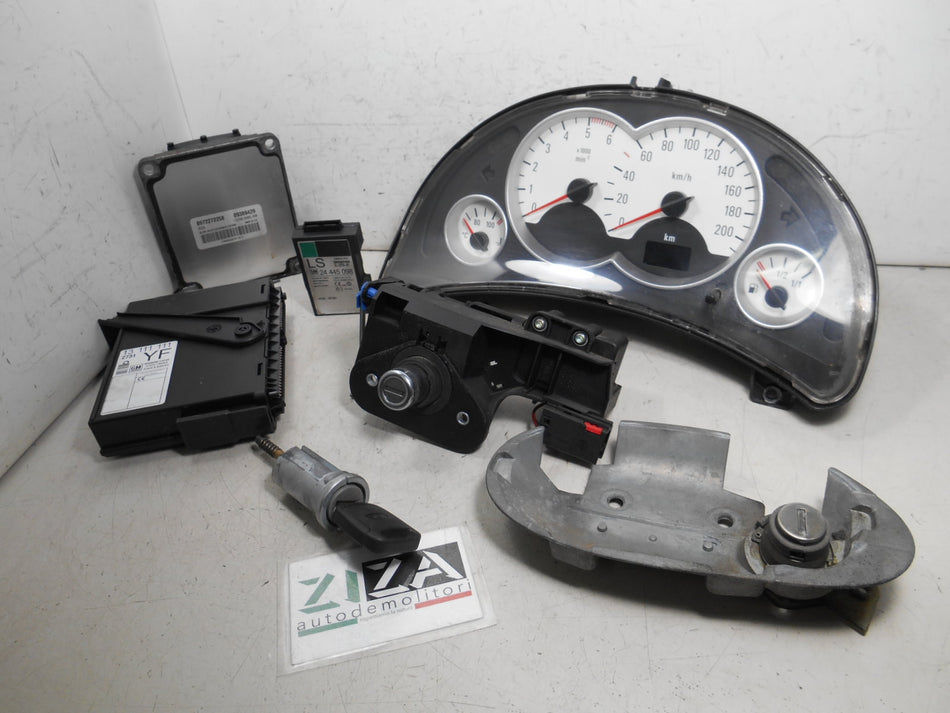 Kit Chiave ECU Opel Corsa C 1.7 75cv Y17DT 2003 8972272258 09389429