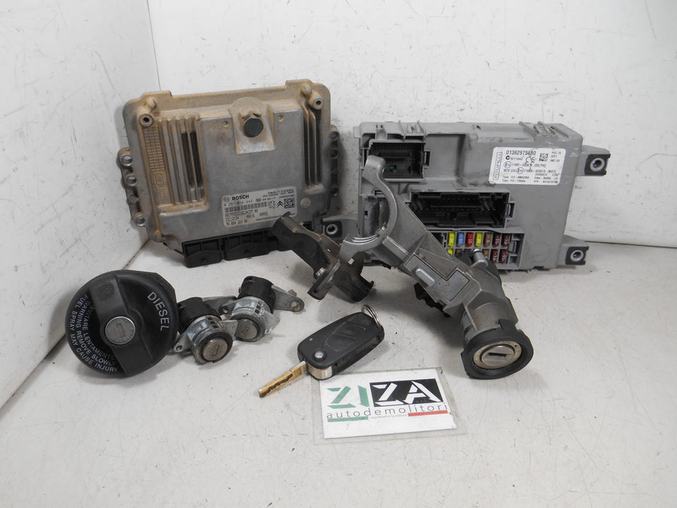 Kit Chiave ECU Citroen Nemo 1.4 HDI 50kw 8HS 2009 9666432480 EDC16C34