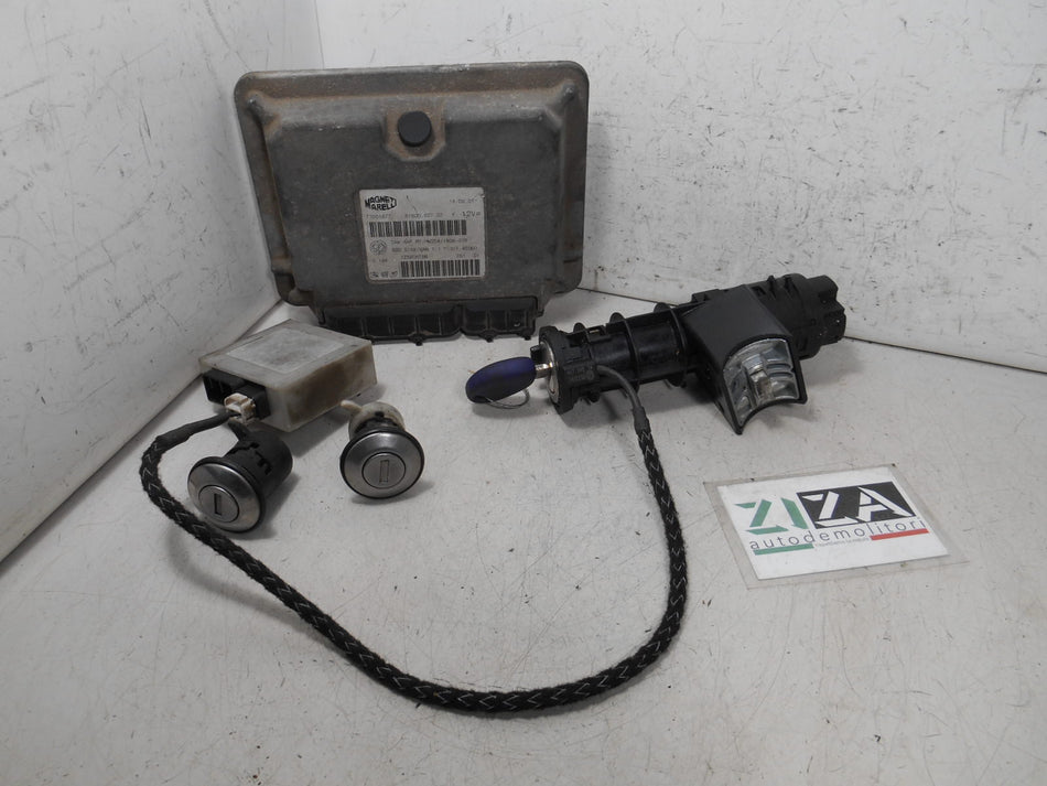 Kit Chiave ECU Fiat Seicento 1.1 40kw 187A1000 2001 73501877 IAW4AF.M7