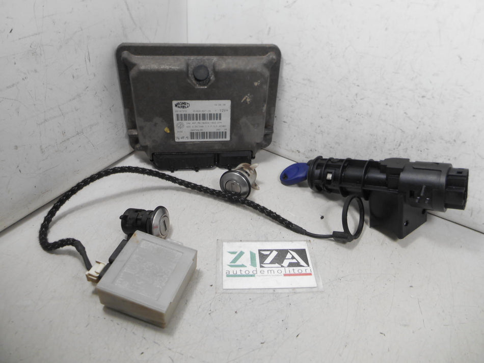 Kit Chiave ECU Fiat Seicento 1.1 40kw 187A1000 2006 55187372 IAW4AF.M9