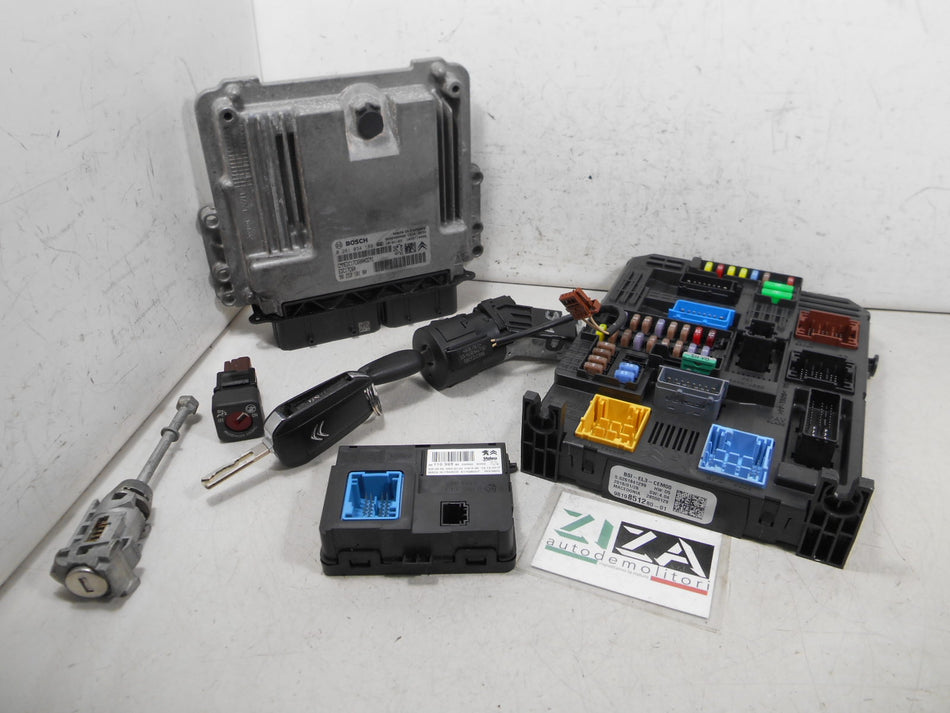 Kit Chiave ECU Citroen C3 Aircross 1.6 BlueHDI 73kw BH02 2018 9825318180