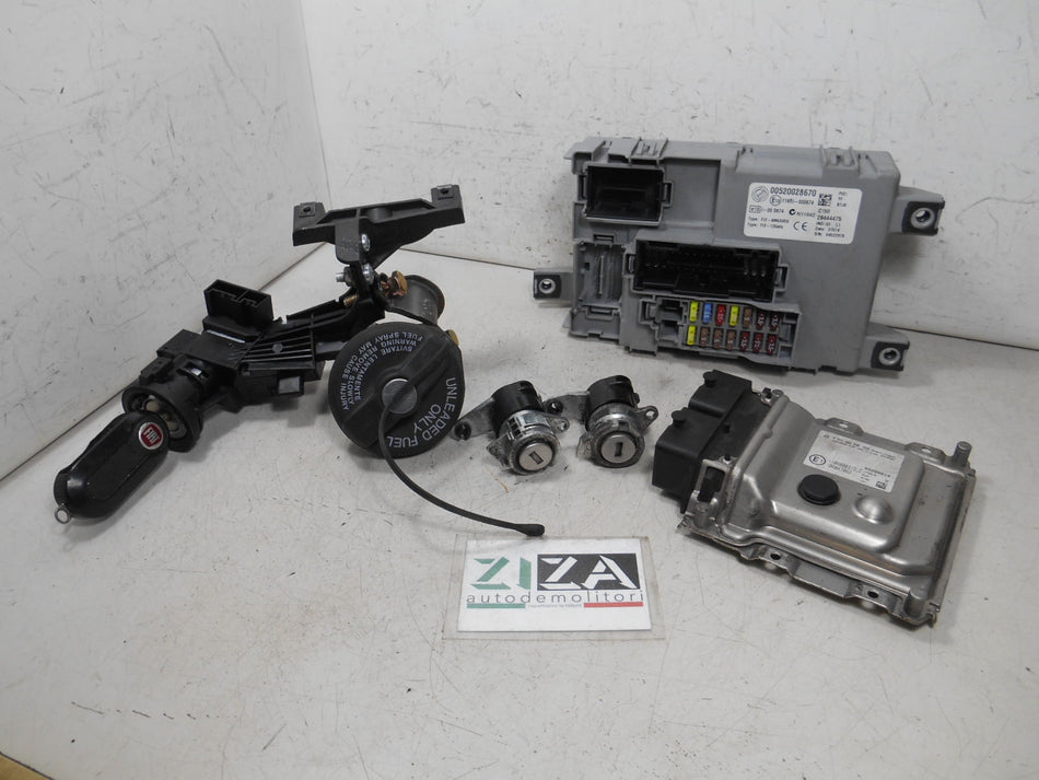 Kit Chiave ECU Fiat Doblò II 1.4 T-Jet 120cv 198A4000 2014 55266014 0261S09348