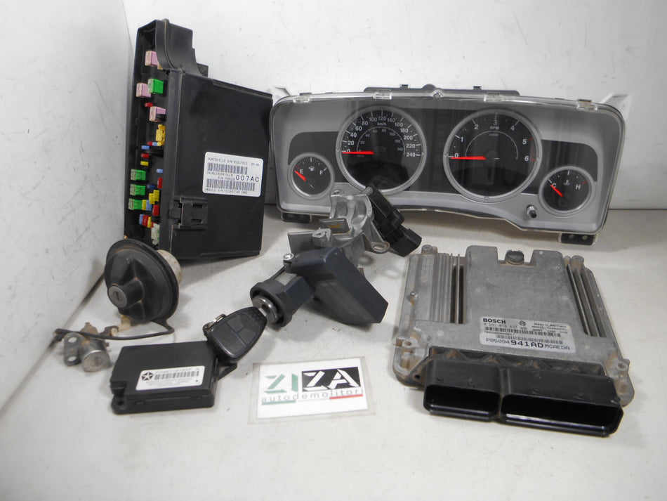 Kit Chiave ECU Jeep Compass I 2.0 140cv BWD 2008 P05094941AD 0281014413