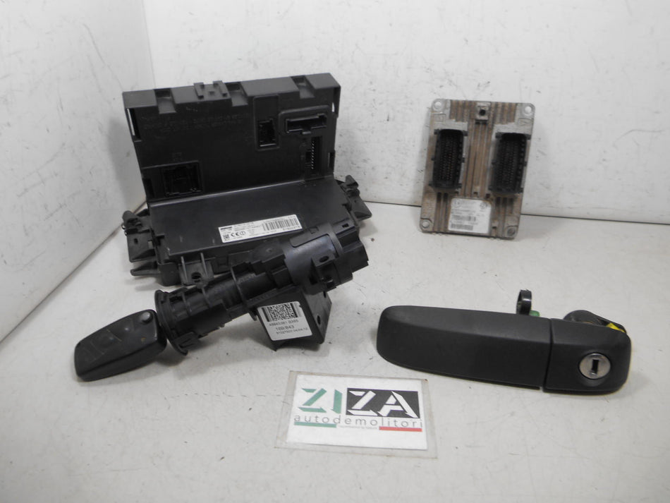 Kit Chiave ECU Fiat Panda 169 1.4 B/M 57kw 77cv 350A1000 2012 51886068