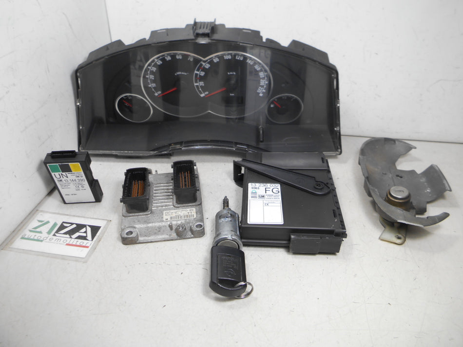 Kit Chiave ECU Opel Meriva A 1.4 90cv Z14XEP 2006 55353613 0261208255