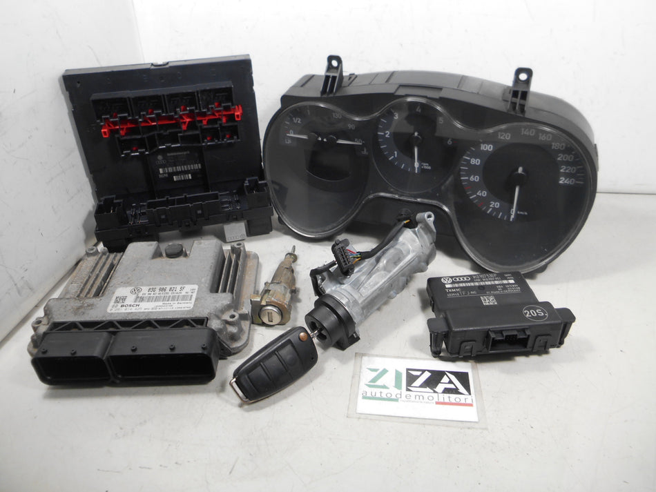 Kit Chiave ECU Seat Leon 2.0 140cv BKD 2008 0281014255 03G906021SF
