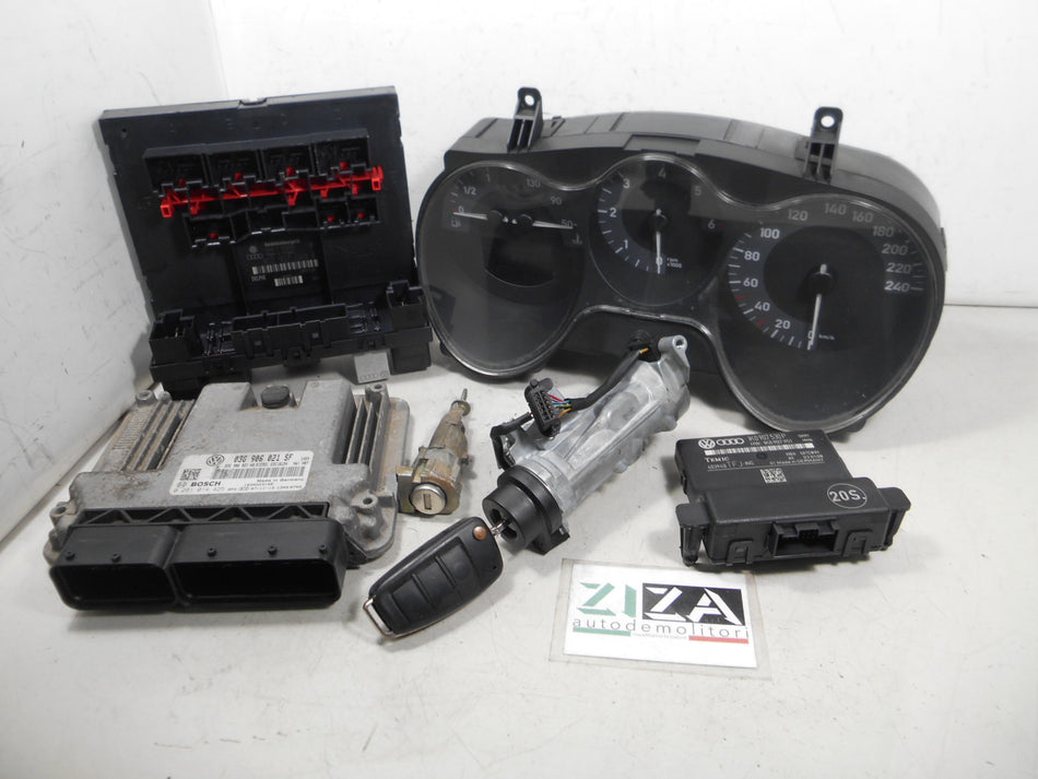 Kit Chiave ECU Seat Leon 1P 2.0 140cv BKD 2008 0281014255 03G906021SF