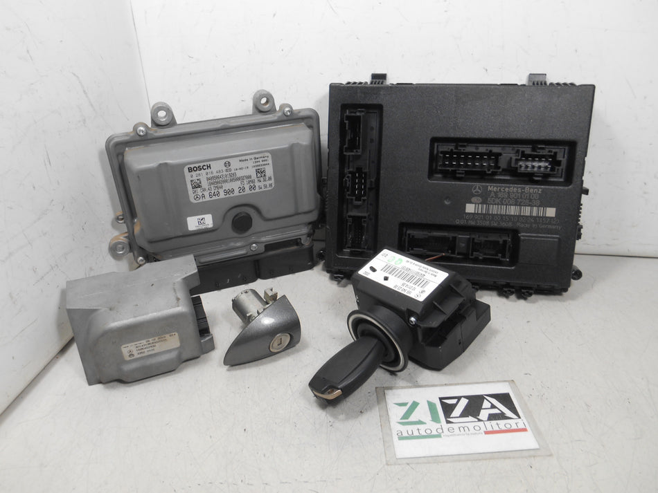 Kit Chiave ECU Mercedes W169 A160 CDI 2.0 60kw 82cv 640942 2010 A6409002000