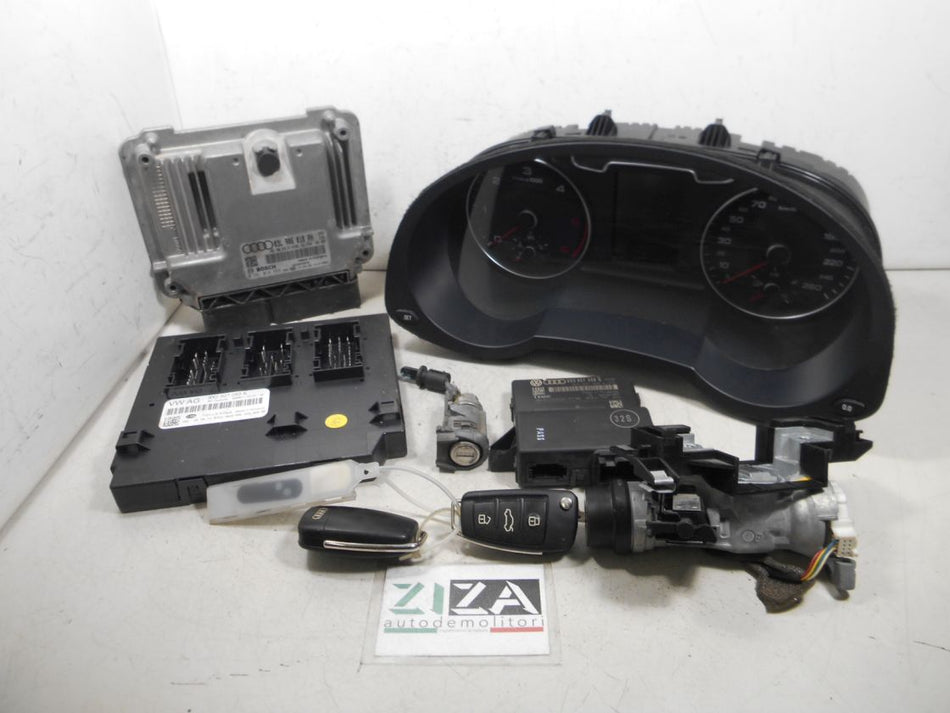 Kit Chiave ECU Audi Q3 8U 2.0 TDI 130kw CFG 2012 03L906018PH 0281018559