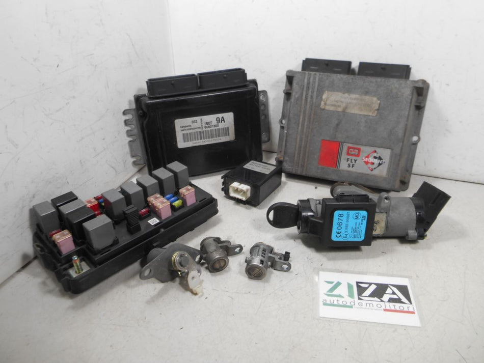 Kit Chiave ECU Chevrolet Matiz 800 B/GPL 38kw 52cv A08S3 2009 96801800