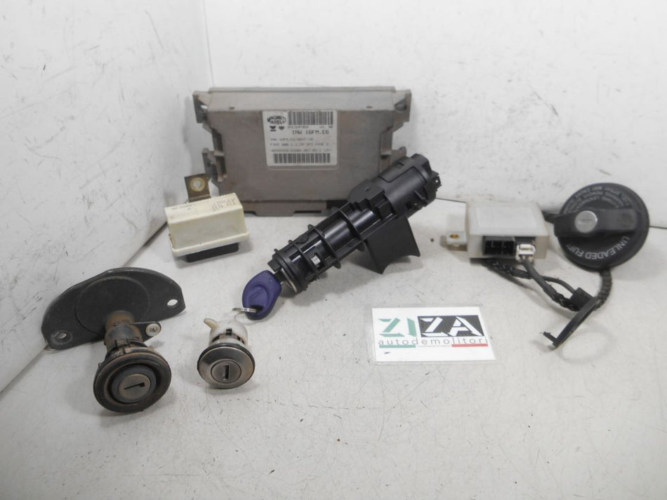 Kit Chiave ECU Fiat Seicento 1.1 40kw 54cv 176B2000 2000 46555916 IAW16FM.E6