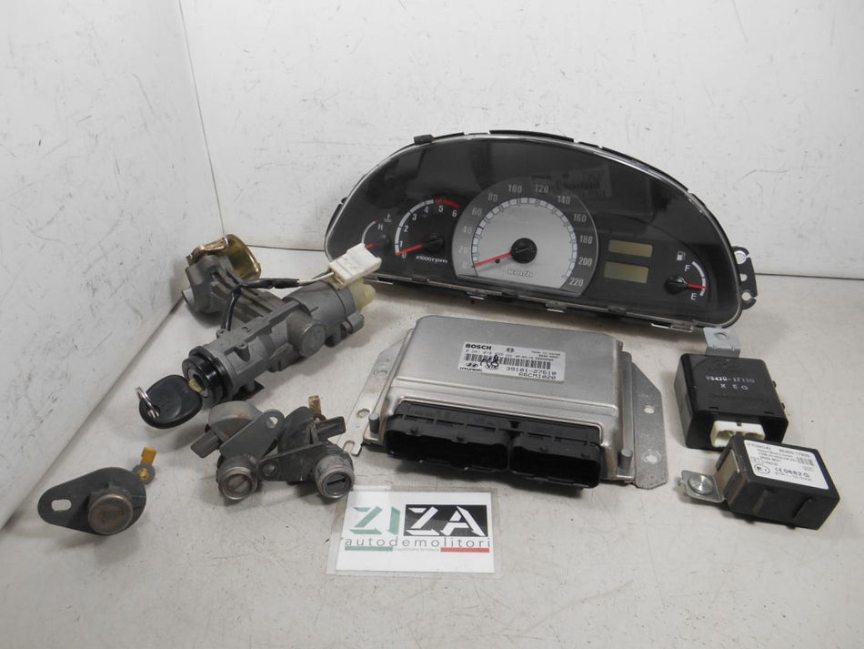 Kit Chiave ECU Hyundai Matrix 1.5 CRDI 82cv D3EA 2002 0281010695 39101-27610