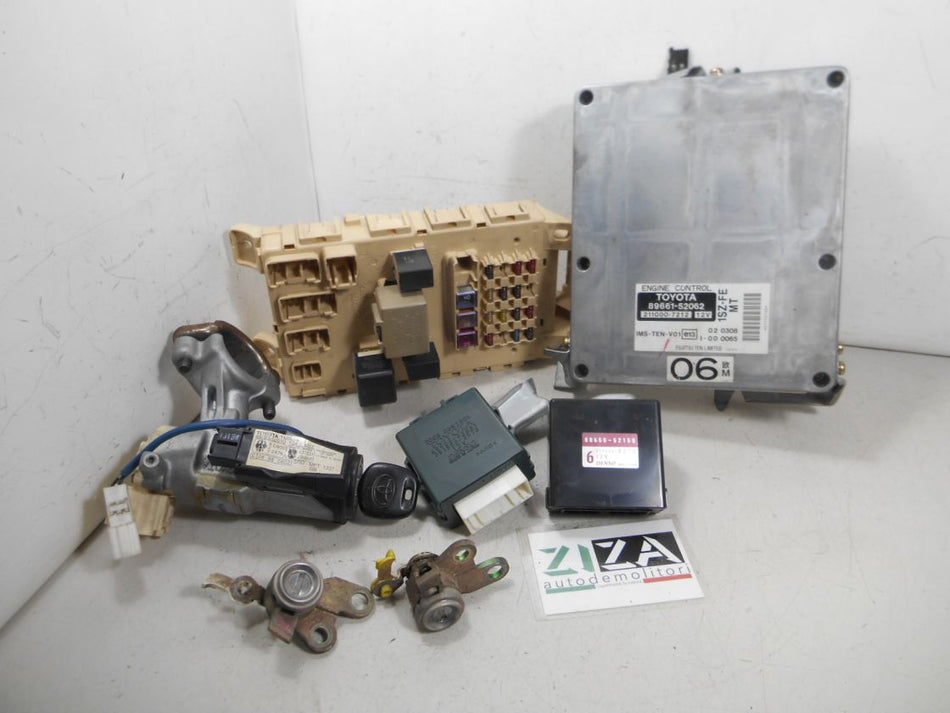 Kit Chiave ECU Toyota Yaris XP10 1.0 50kw 68cv 1SZFE 2000 89661-52062
