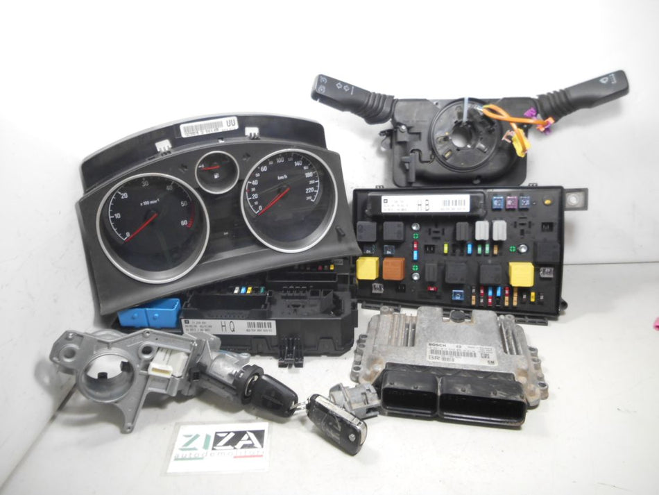 Kit Chiave ECU Opel Zafira B 1.9 CDTI 120cv Z19DT 2006 0281012549 55198922