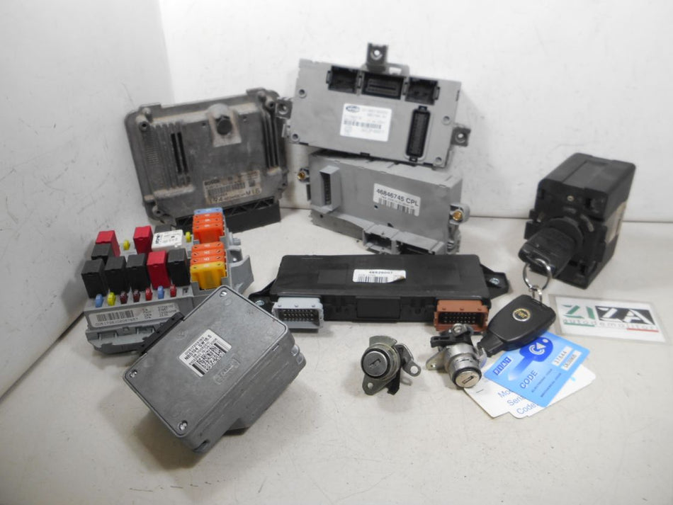 Kit Chiave ECU Fiat Croma 1.9 Mjet 150cv 939A2000 2006 0281012963 55205064