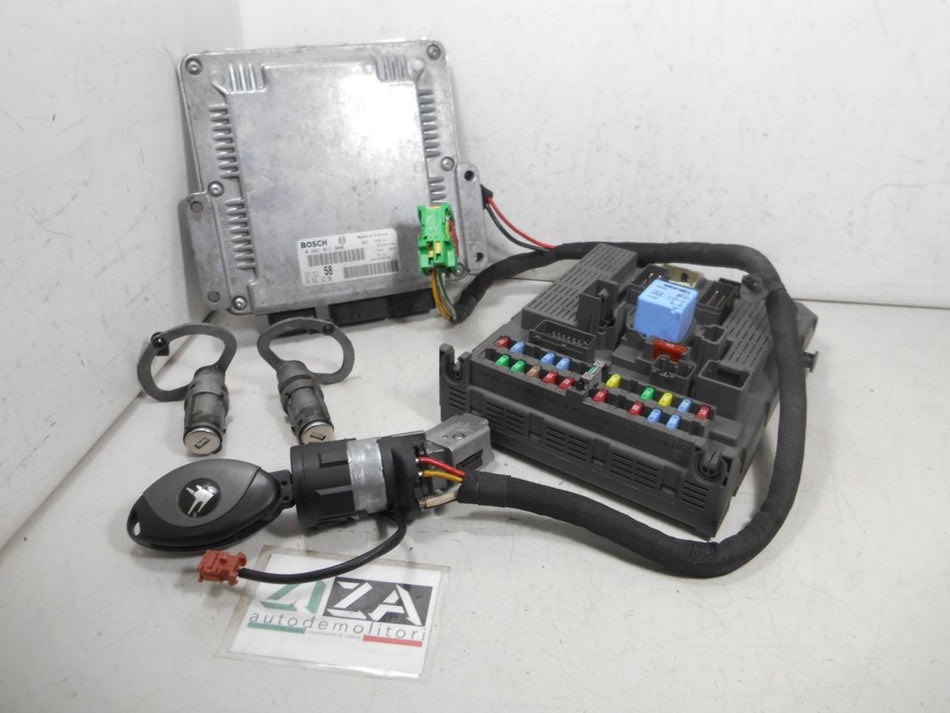 Kit Chiave ECU Citroen C8 2.0 80kw RHW 2005 9656314280 0281011800