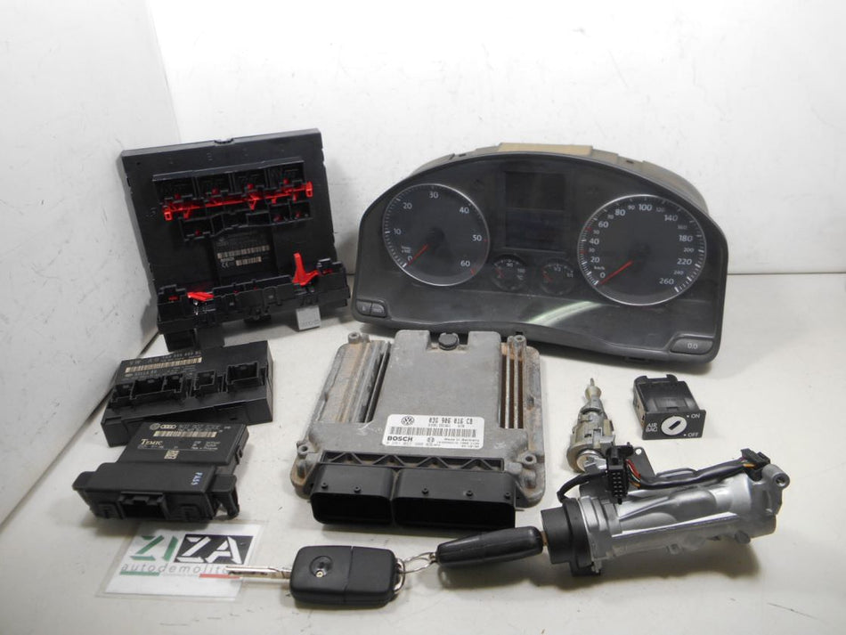 Kit Chiave ECU VW Golf V 1.9 TDI 77kw 105cv BKC 2005 03G906016CB 0281011900