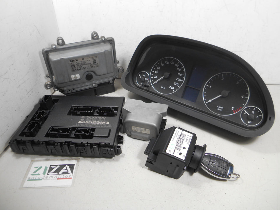 Kit Chiave ECU Mercedes W169 A180 2.0 80kw 640940 2008 A6401507134 0281015117