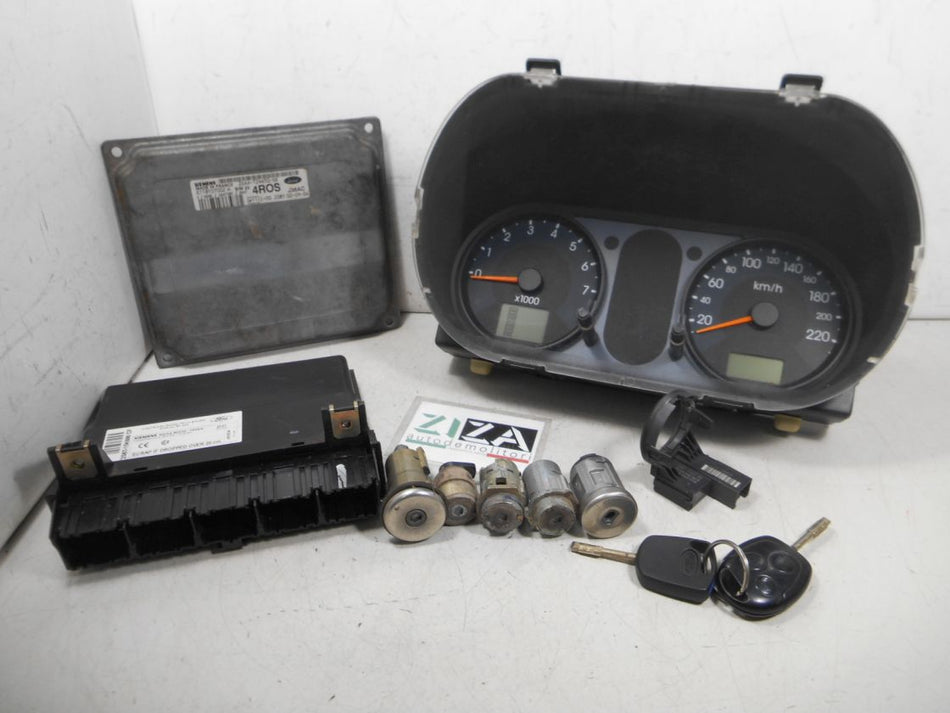 Kit Chiave ECU Ford Fiesta V 1.4 80cv FXJA 2003 2S6A-12A650-SE