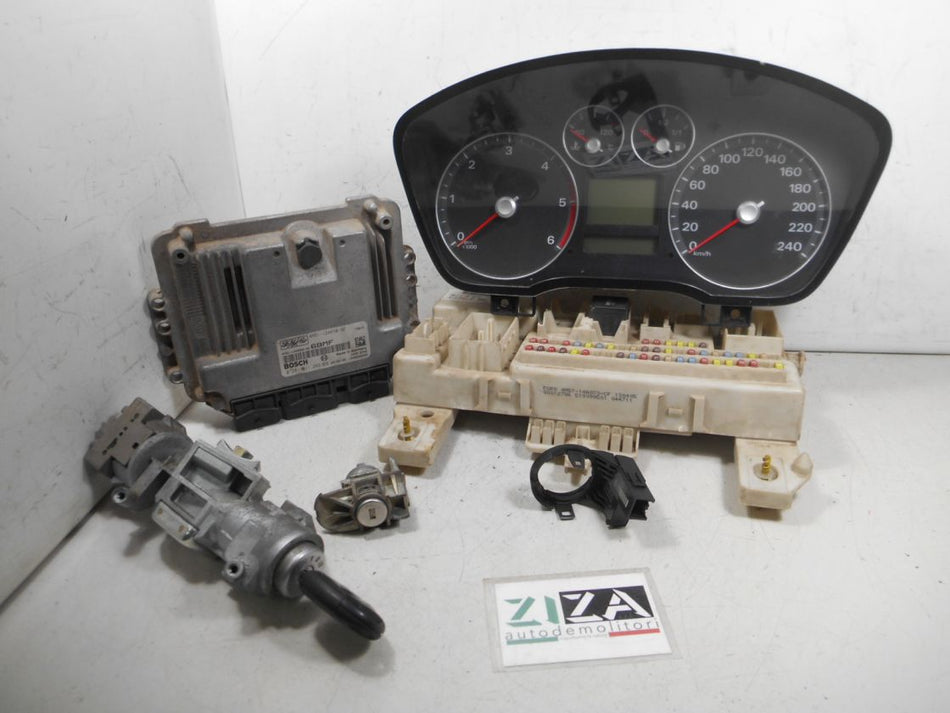Kit Chiave ECU Ford Focus II 1.6 80kw 109cv G8DA 2005 4M51-12A650-NE