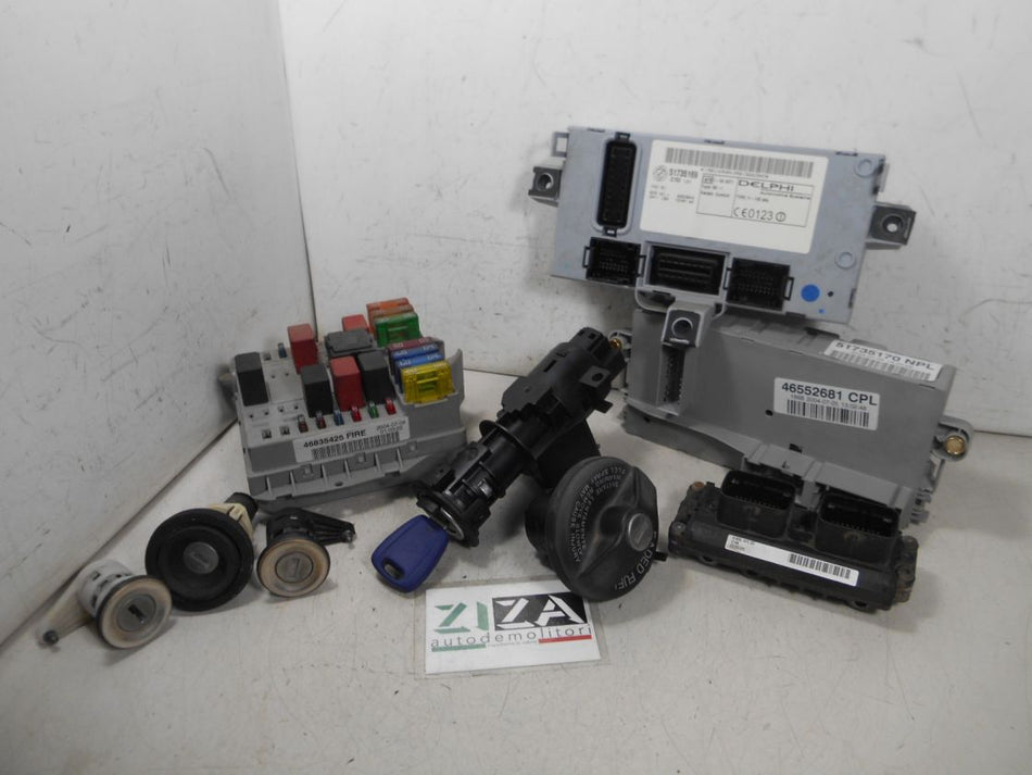 Kit Chiave ECU Fiat Punto 188 1.2 60cv 188A4000 2004 55192305 51735171