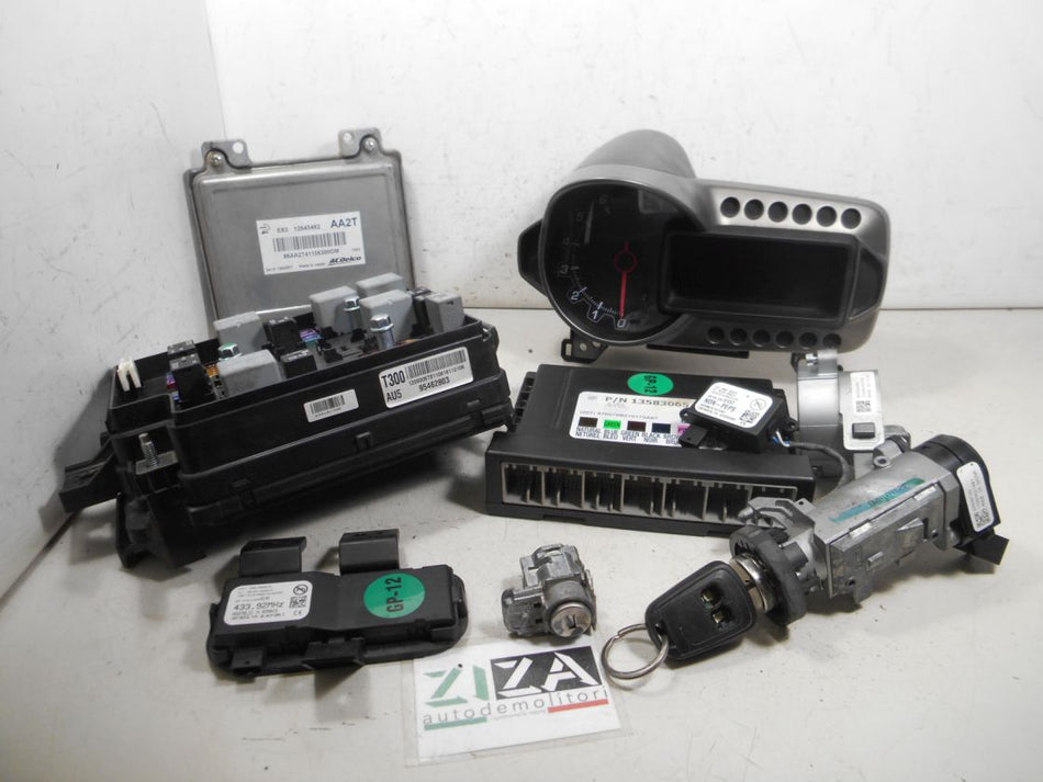 Kit Chiave ECU Chevrolet Aveo T300 1.2 63kw A12XER 2011 12645482 12642927