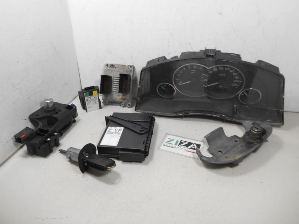 Kit Chiave ECU Opel Meriva A 1.4 90cv Z14XEP 2005 55353613 13111111 13173382