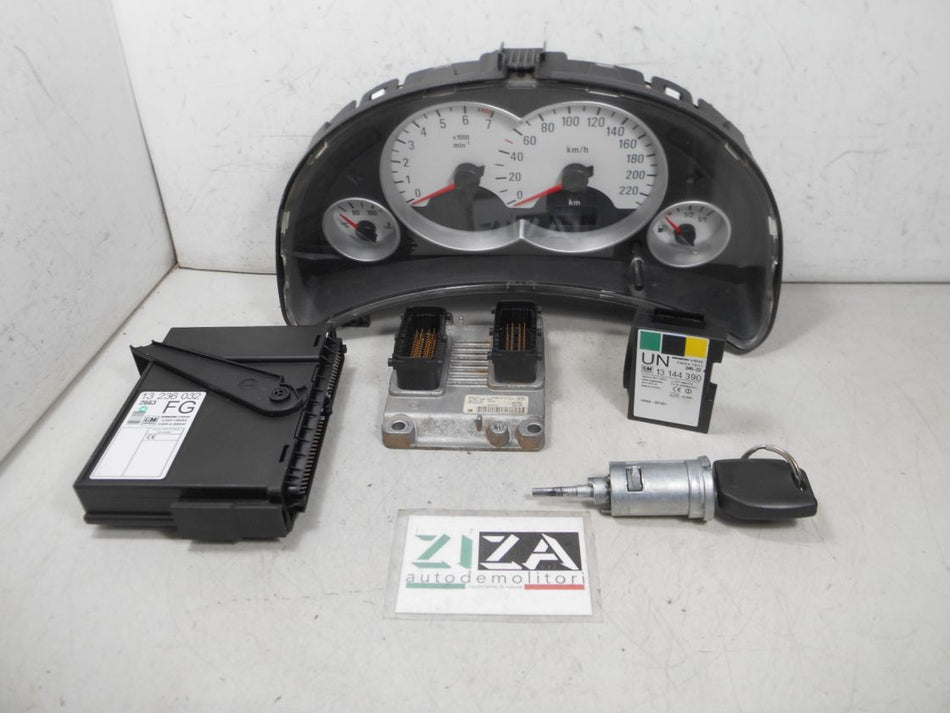 Kit Chiave ECU Opel Corsa C 1.2 59kw 80cv Z12XEP 2006 0261208253 55352622