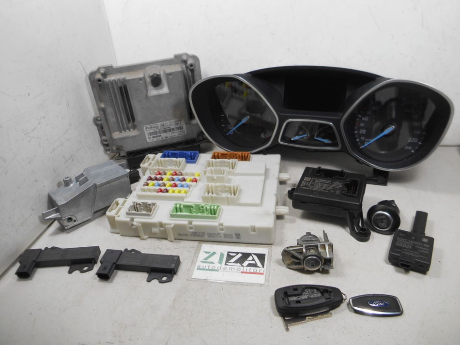 Kit Chiave ECU Ford Focus III 1.5 TDCI 120cv XWDE 2016 F1F1-12A650-SA