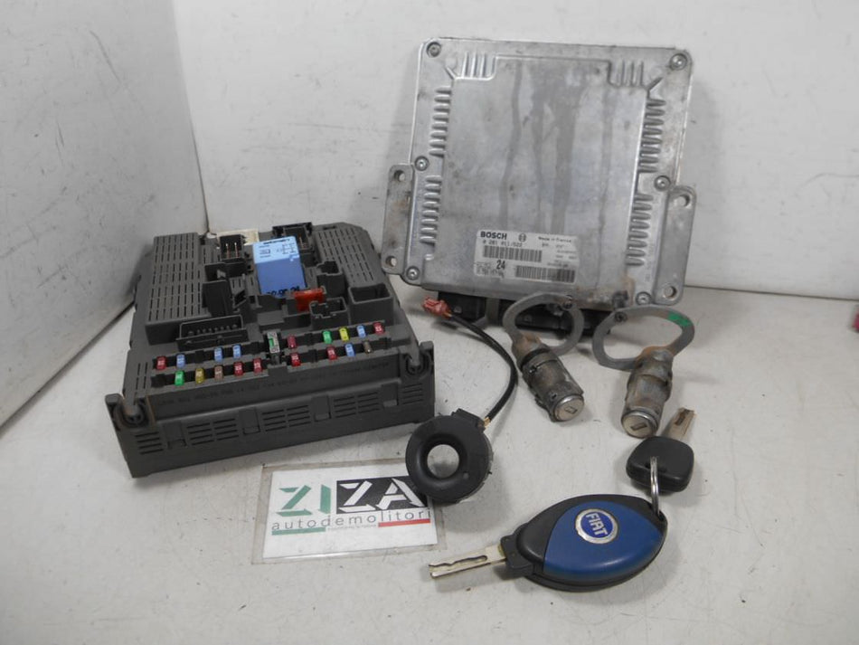 Kit Chiave ECU Fiat Ulysse 2.2 94kw 128cv 4HW 2005 9655816780 0281011522