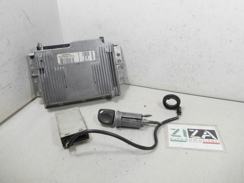 Kit Chiave ECU Daewoo Matiz 800 37,5kw F8CV 2000 96259124 K115000010H