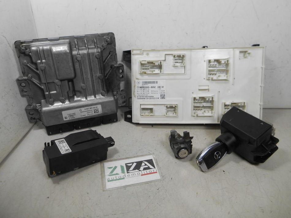Kit Chiave ECU Mercedes W176 A180 CDI 1.5 80kw K9K 2015 A6079002200 S180212084A