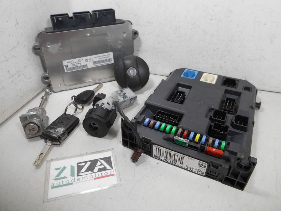 Kit Chiave ECU Citroen C3 II 1.1 44,1kw 60cv HF01 2012 9676782980